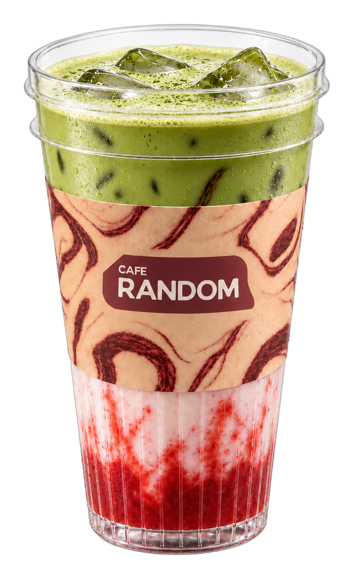 Iced Strawberry Matcha Latte