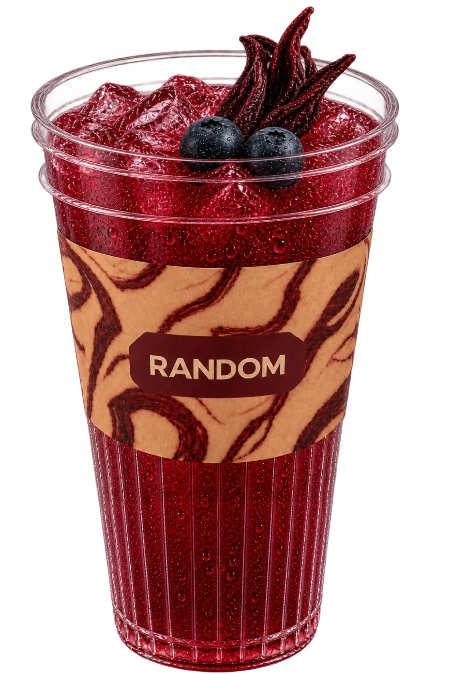 Berry hibiscus over ice from Iced Drinks